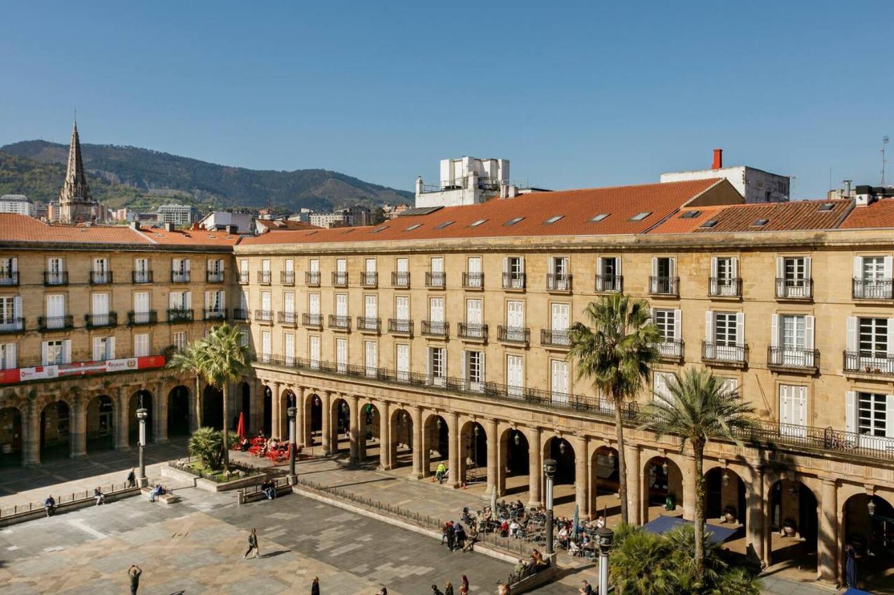 Plaza Nueva Habitaciones Bilbao Esterno foto