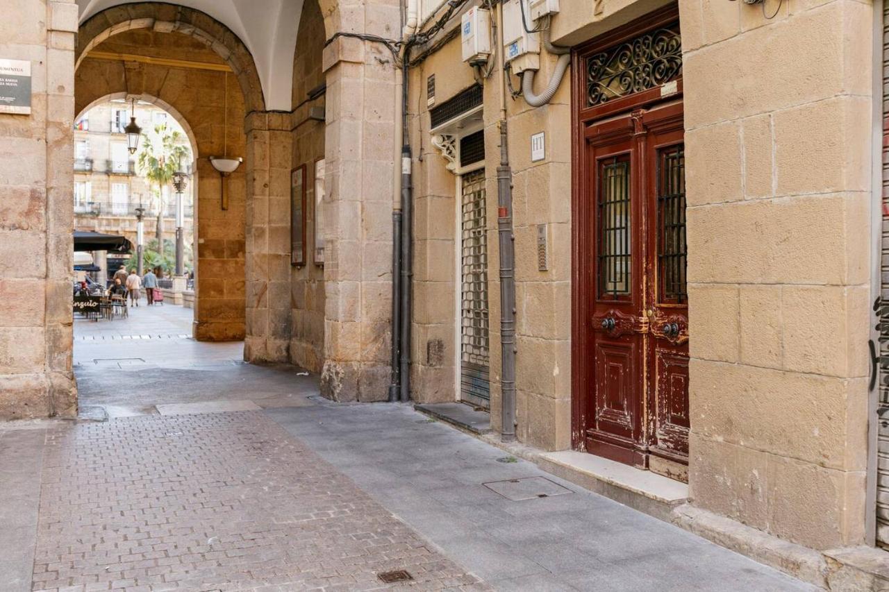 Plaza Nueva Habitaciones Bilbao Esterno foto